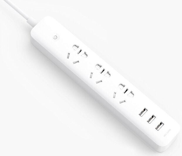 Сетевой удлинитель Xiaomi Mi Power Strip With Wi-Fi Sockets 3 USB (White/Белый) - 5