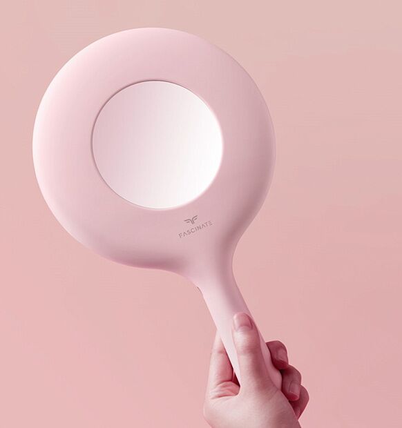 Зеркало для макияжа Xiaomi Fascinate LED (Pink/Розовый) - 1
