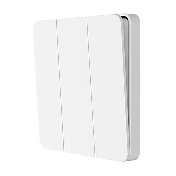 Настенный выключатель Mijia Wall Switch Triple Key MJKG01-3YL (трехклавишный) White - 2