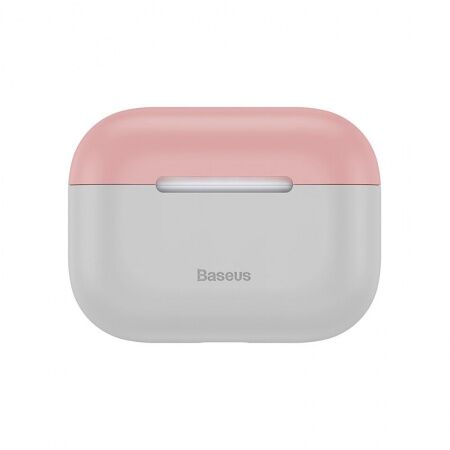 Чехол BASEUS Super Thin для Airpods Pro, розовый+серый - 4