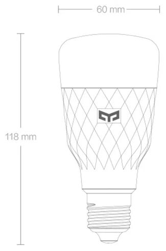 Умная LED-лампочка Yeelight Smart LED Bulb W3(White) YLDP007 - 7