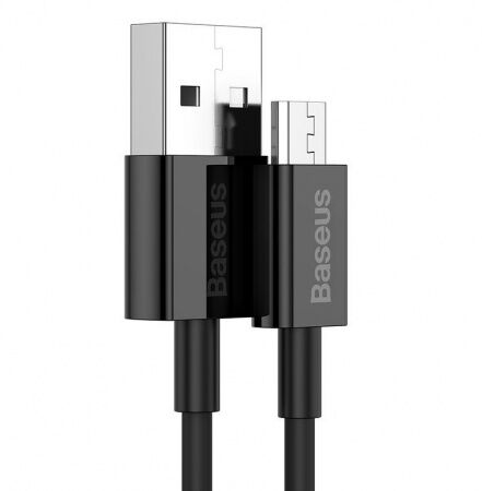 Кабель USB BASEUS Superior Series Fast Charging, USB - MicroUSB, 2А, 1 м, черный - 4