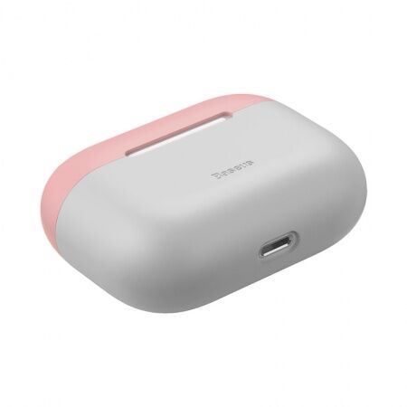 Чехол BASEUS Super Thin для Airpods Pro, розовый+серый - 3