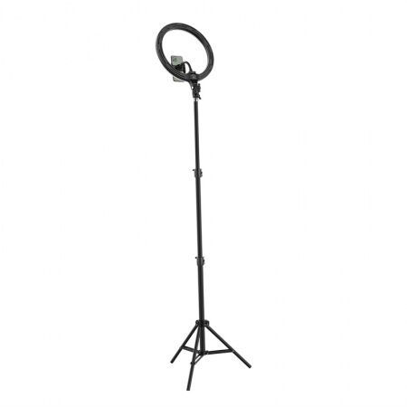 Кольцо-лампа для селфи BASEUS Live Stream Holder-floor Stand, 2A, черный - 7