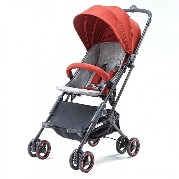 Коляска детская Qborn Lightweight Folding Stroller (Red) - 1