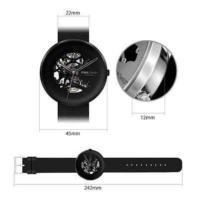 Часы Xiaomi CIGA Design Watch Jia MY Series (Black/Черный)