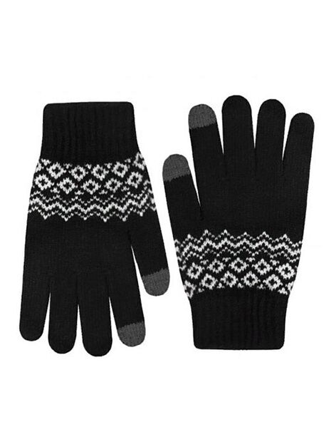 Перчатки для сенсорных экранов Xiaomi FO Touch Screen Warm Velvet Gloves (Black/Черный) - 2