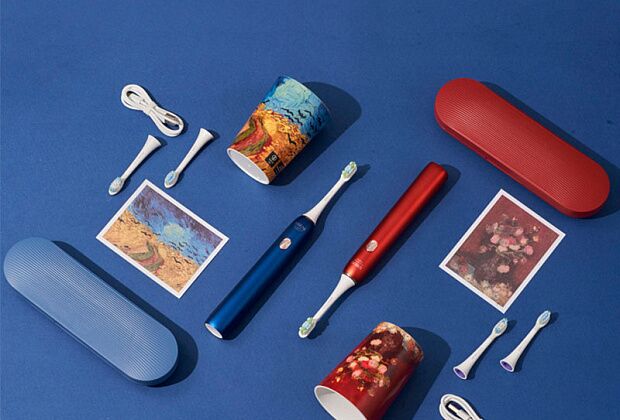Электрическая зубная щетка Soocas X3U Van Gogh Museum Design RU (Синий) - 4