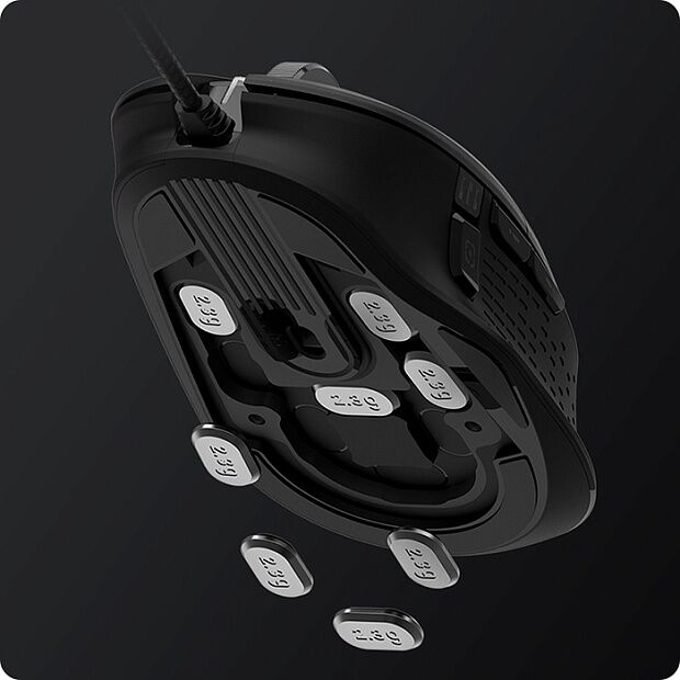 Игровая мышь Miiiw 700G 7200 DPI RGB USB 2,4 GHz (Black) - 5