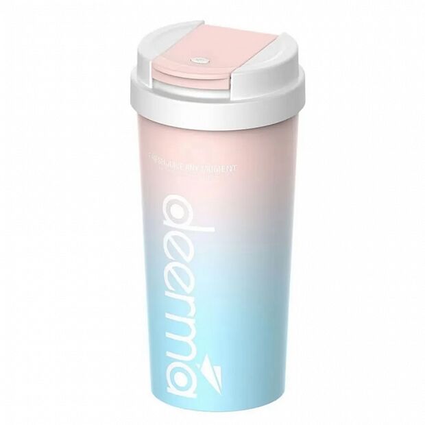 Фитнес-блендер Deerma Insulation Juice Cup Pink Blue (DEM-NU90) (300ml) - 1