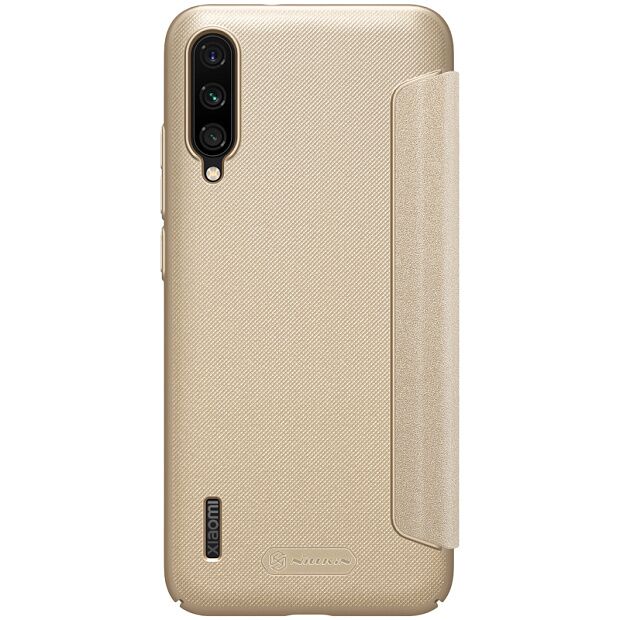 Чехол для Xiaomi Mi A3 / CC9e Nillkin Sparkle Leather Case (Gold/Золотой) - 2