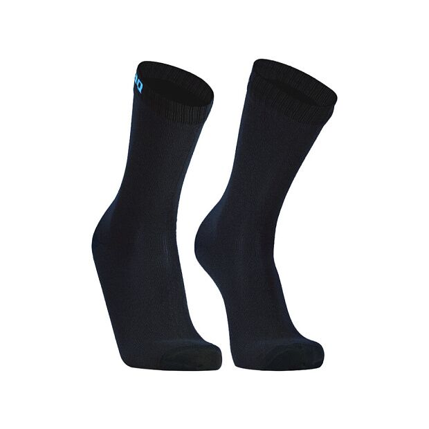 Водонепроницаемые носки DexShell Ultra Thin Crew XL (47-49), черный/голубой, DS683BLKXL - 2