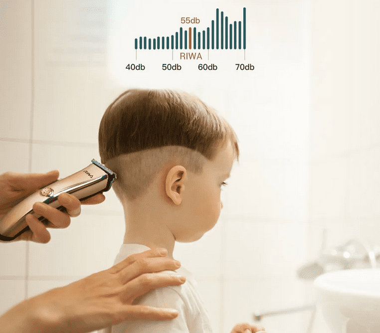 Показатели уровня шума машинки для стрижки волос RIWA RE-6321