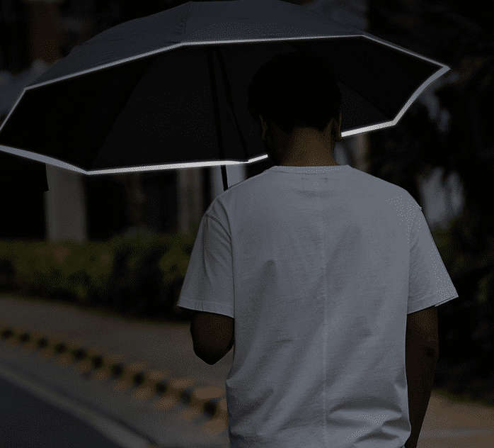 Светоотражающая полоса на зонте Xiaomi Konggu Umbrella