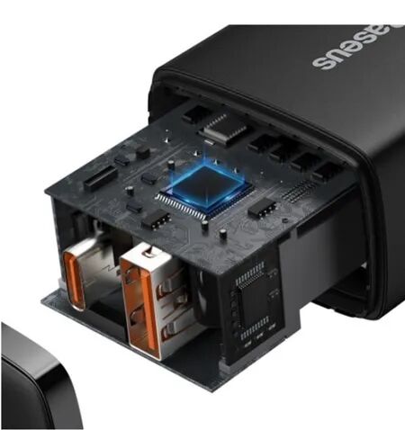 Зарядное устройство BASEUS Compact Quick Charger USBType-C, 3A, 20W, черный - 6