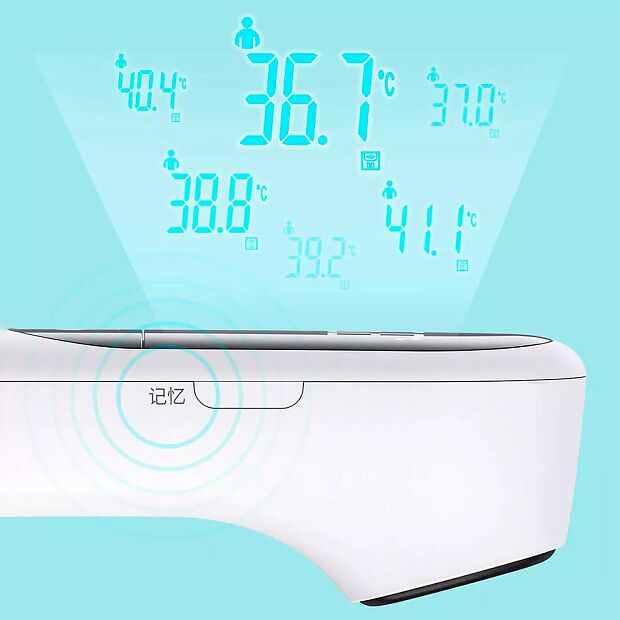 Термометр Barrcom Infrared Thermometer (White/Белый) - 6