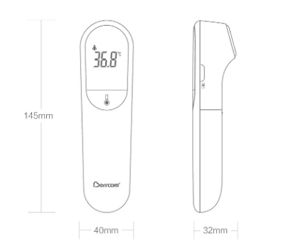 Термометр Barrcom Infrared Thermometer (White/Белый) - 2