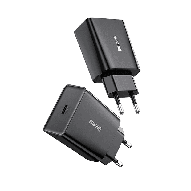 Зарядное устройство BASEUS Speed Mini USB-C, 3A, черный, 20W - 2